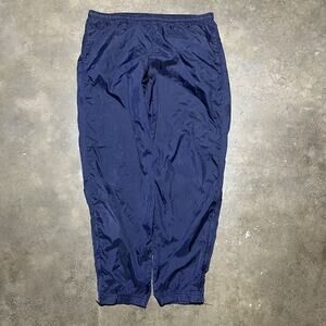 Vintage 90s Nike Navy Thin Windbreaker Sweatpants 36x33